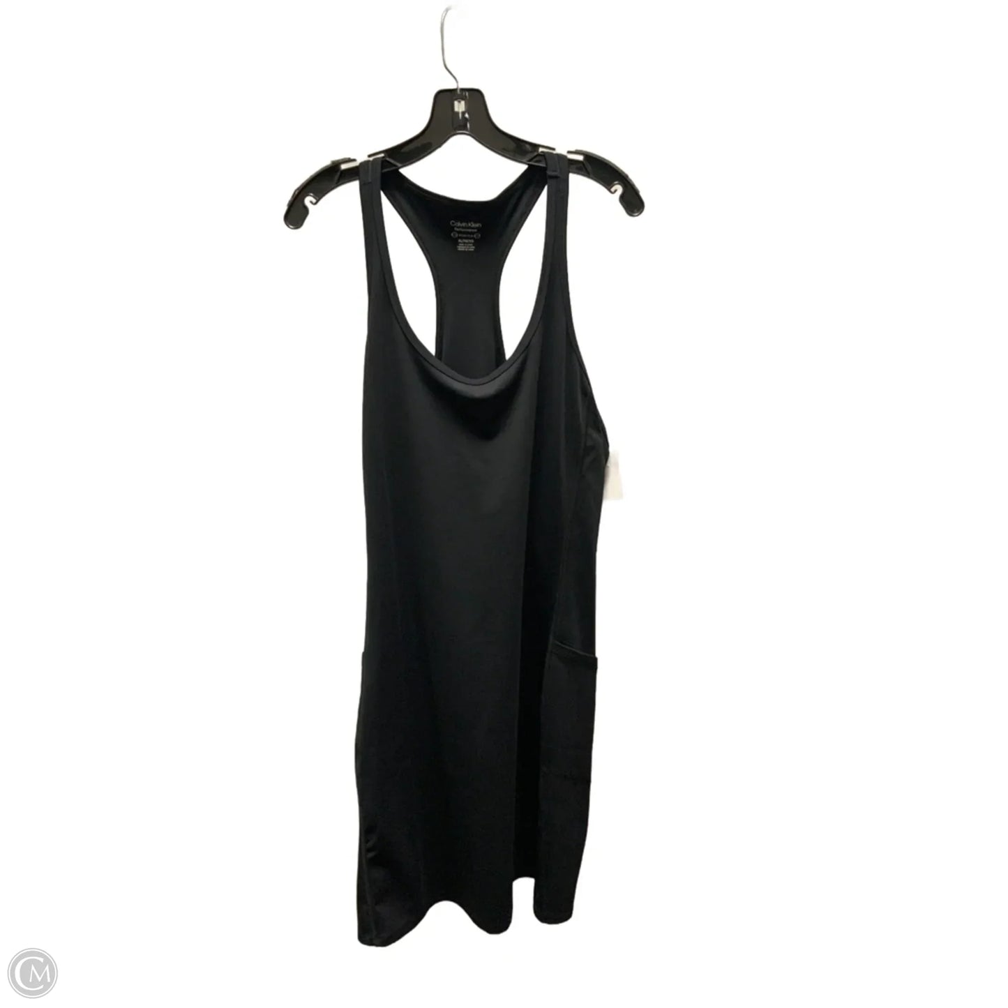 Athletic Dress By Calvin Klein In Black, Size: Xl