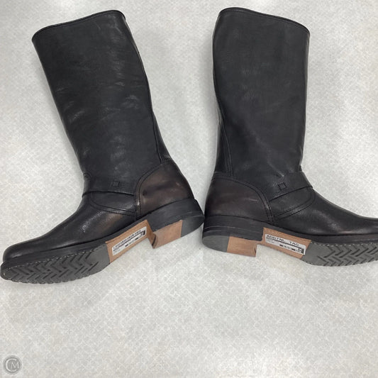 Boots Knee Flats By Frye In Black, Size: 10
