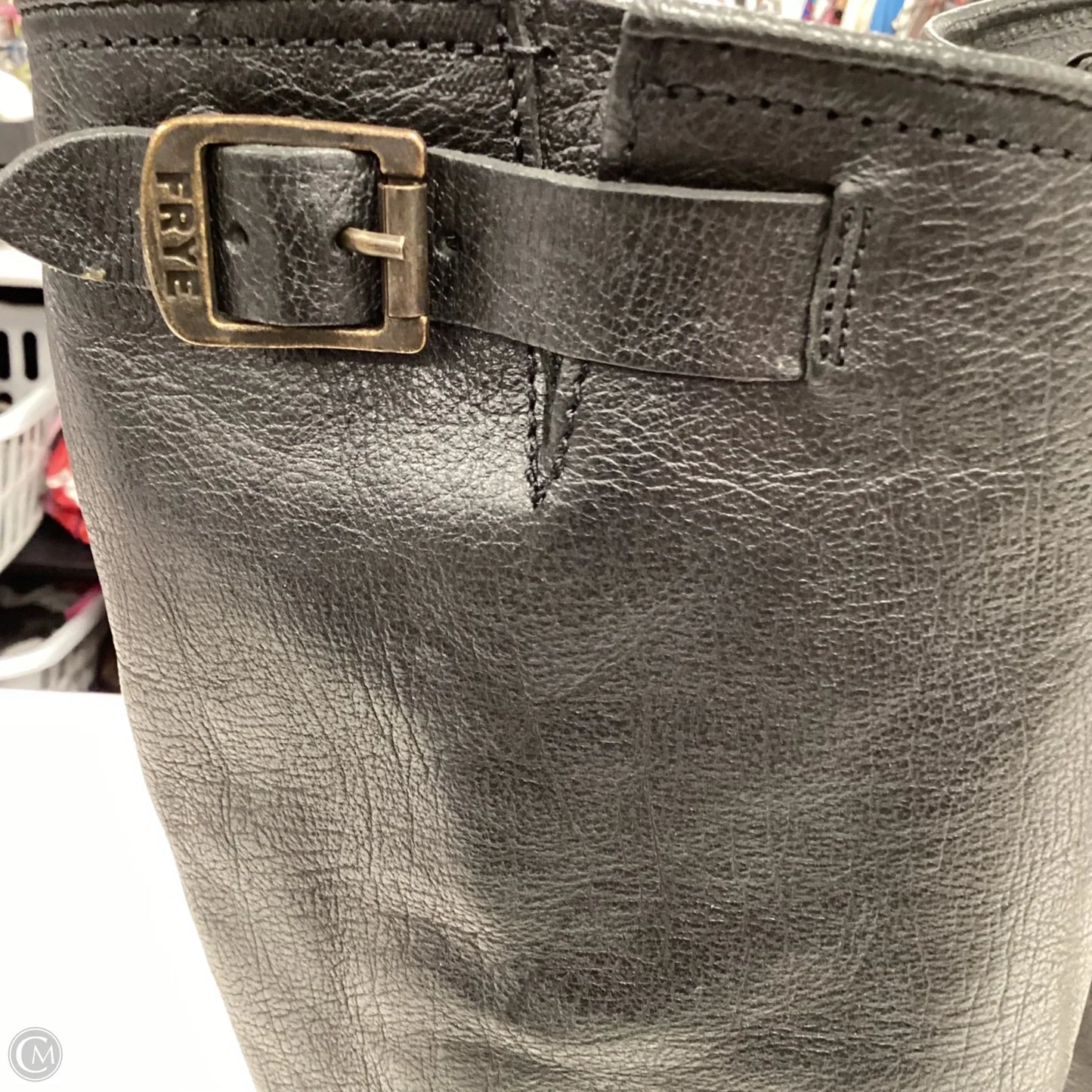 Boots Knee Flats By Frye In Black, Size: 10