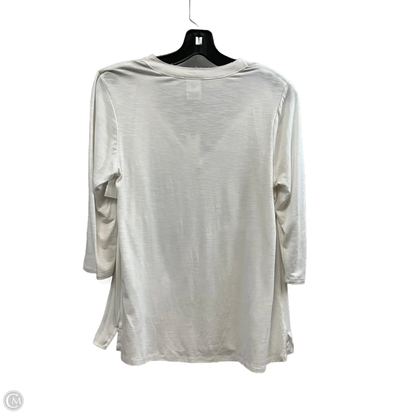 Blouse Long Sleeve By Dolan Left Coast In White, Size: S