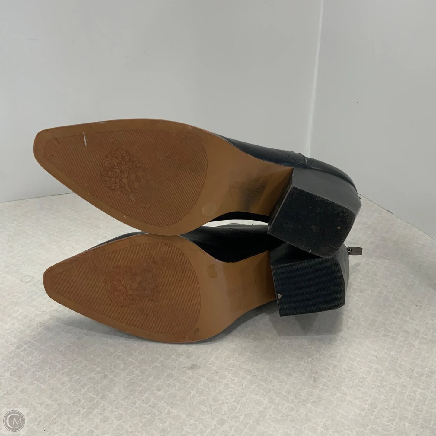 Boots Ankle Heels By Vince Camuto In Black, Size: 8.5