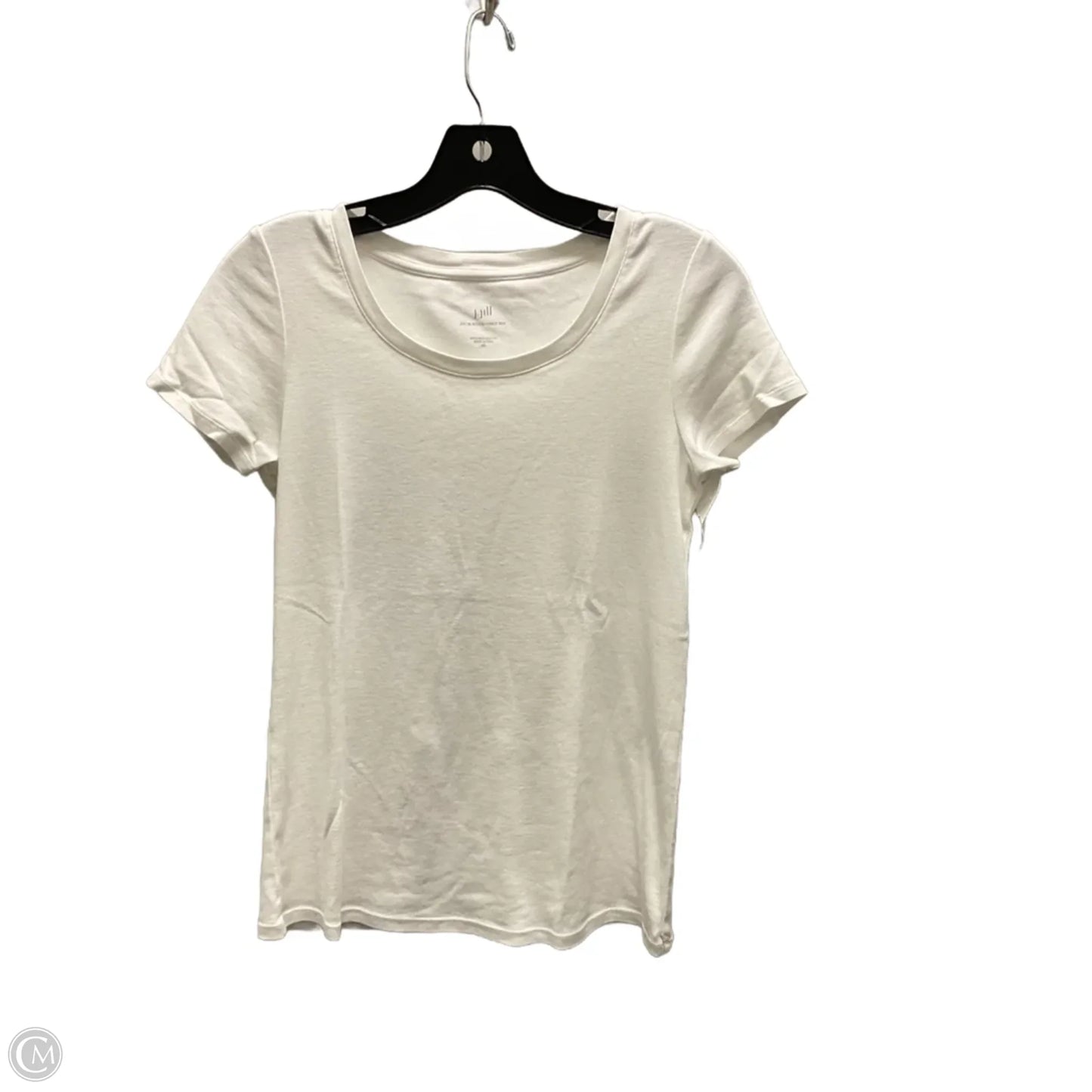 Top Short Sleeve Basic By J. Jill In White, Size: Xs