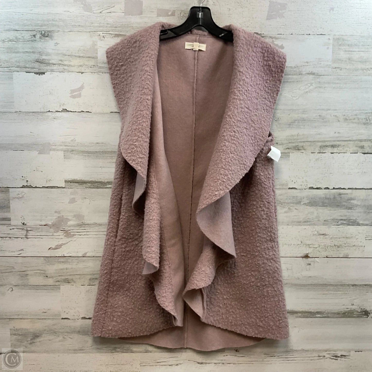 Vest Faux Fur & Sherpa By Entro In Purple, Size: M