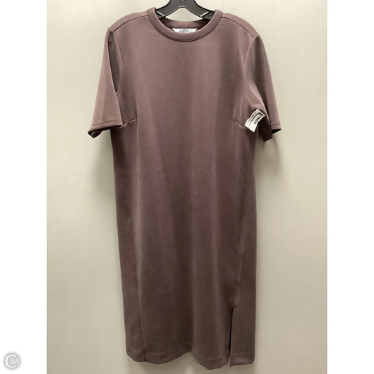 Athletic Dress By Flx In Brown, Size: L