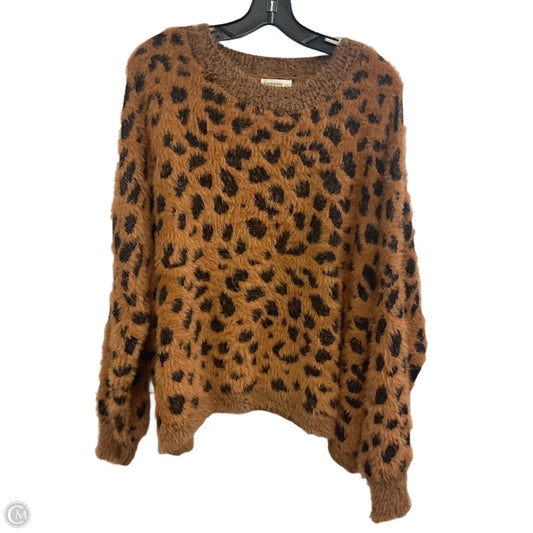 Sweater By Andthewhy In Brown, Size: M / L