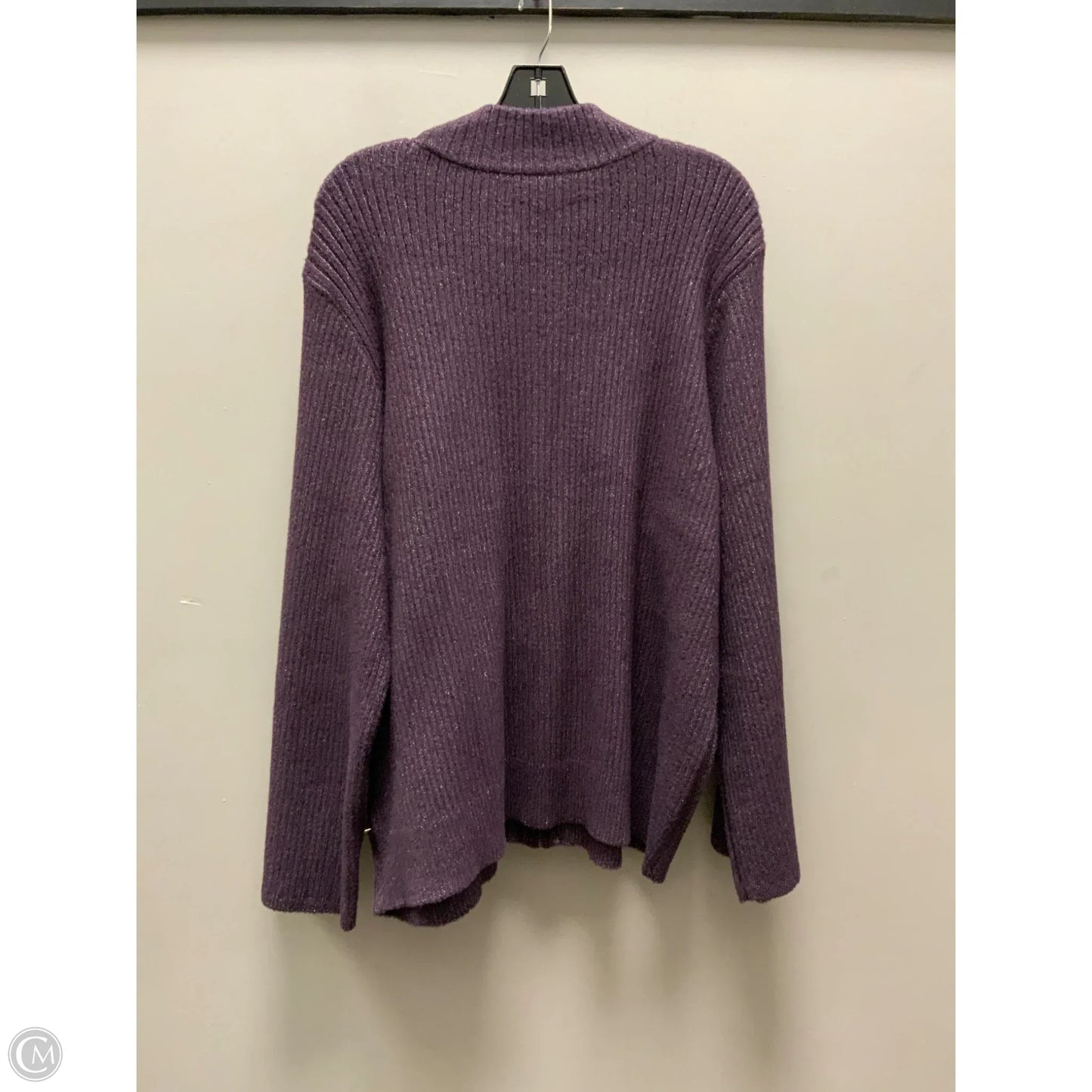 Jacket Fleece By Livi Active In Purple, Size: 4x