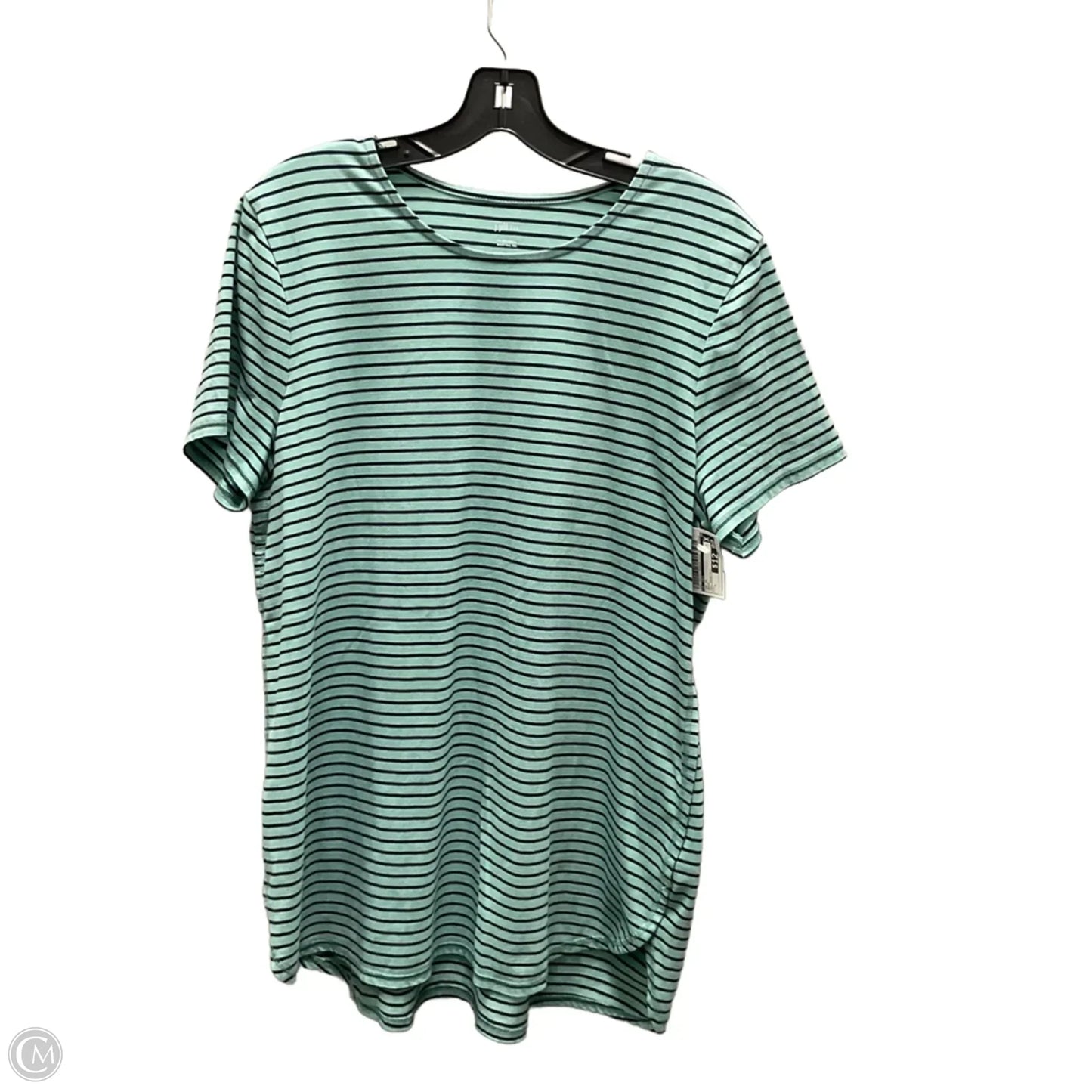 Top Short Sleeve By J. Jill In Green, Size: L