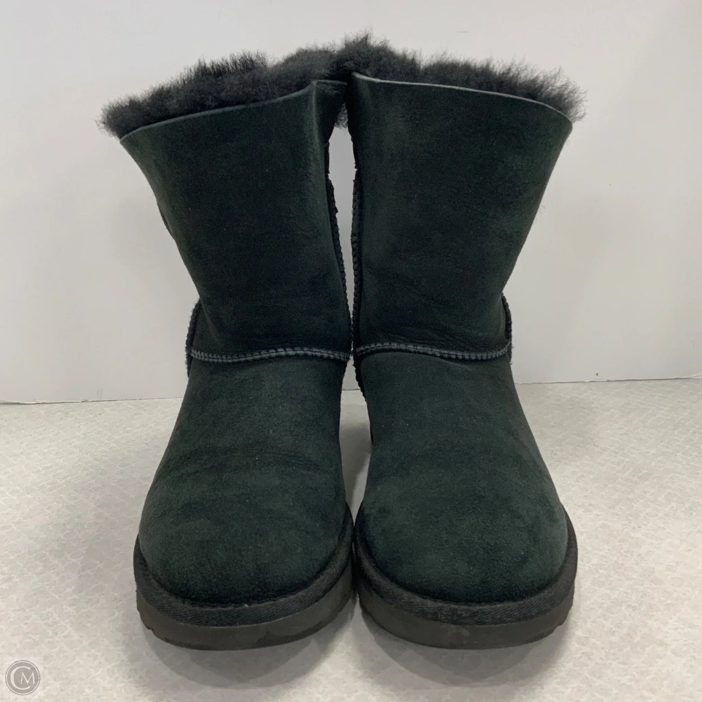 Boots Ankle Flats By Ugg In Black, Size: 7