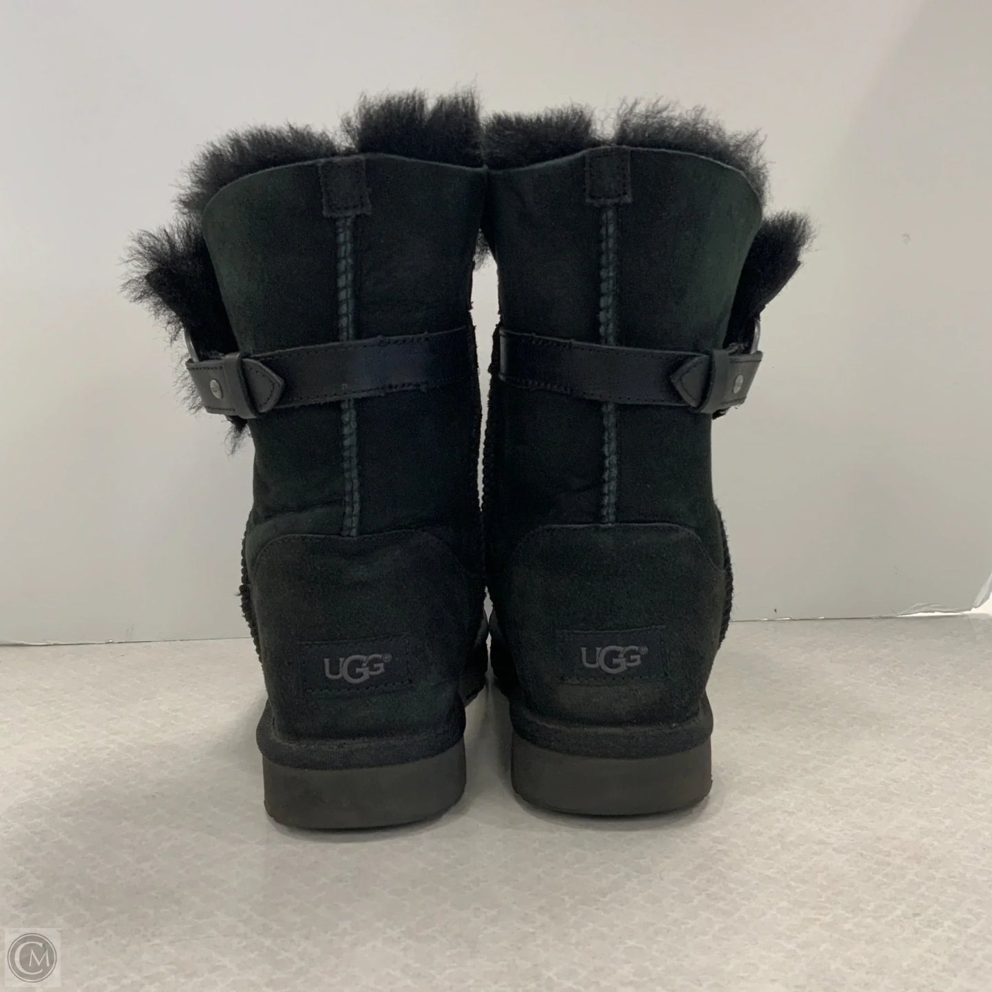 Boots Ankle Flats By Ugg In Black, Size: 7