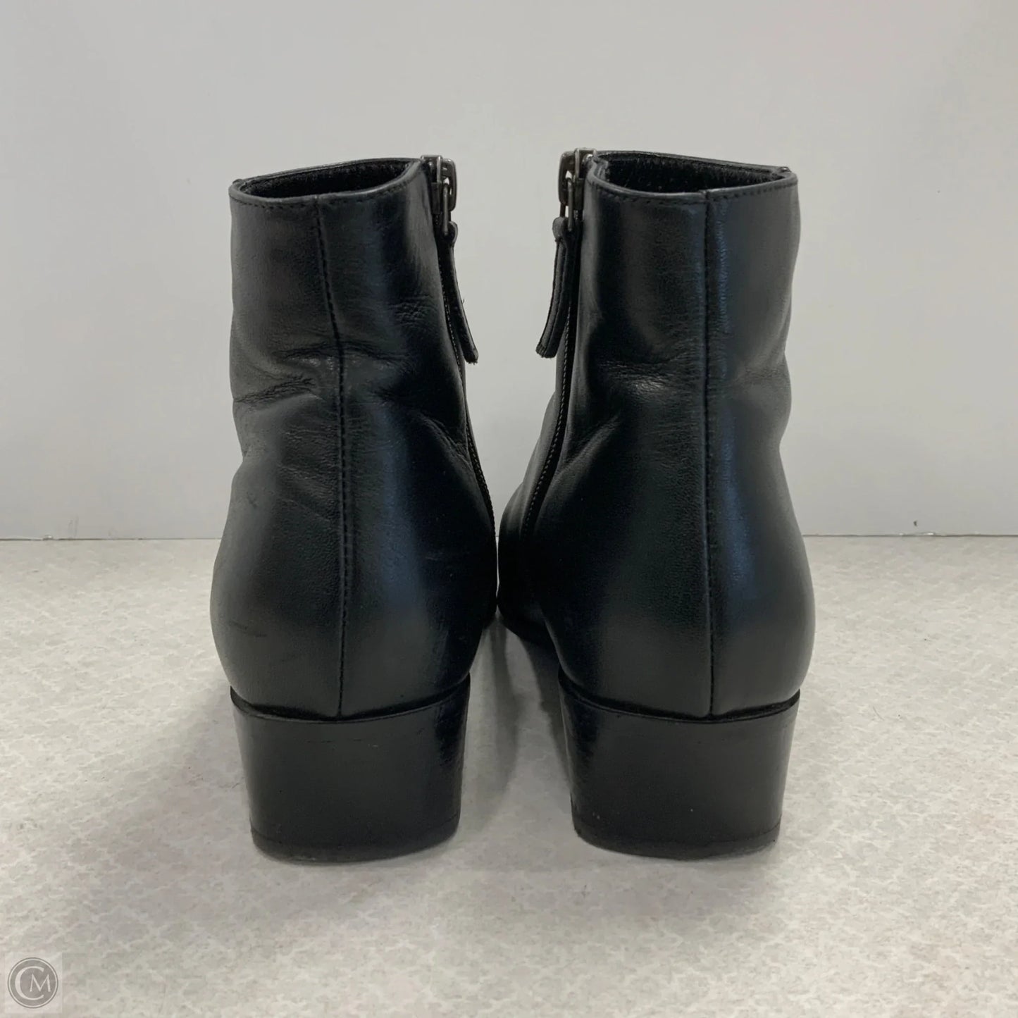 Boots Ankle Heels By Aquatalia In Black, Size: 8.5