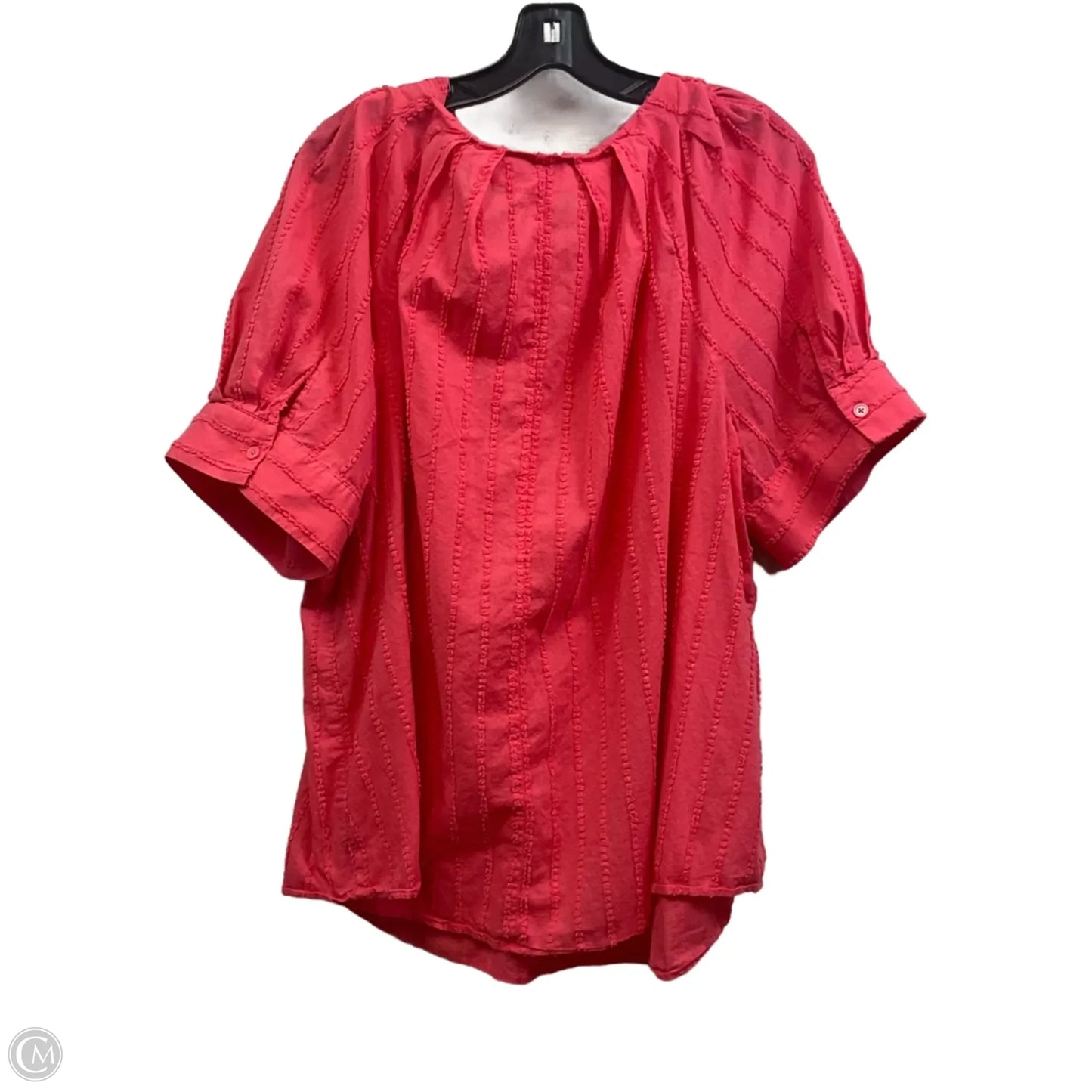 Top Short Sleeve By Lane Bryant In Orange, Size: 3x
