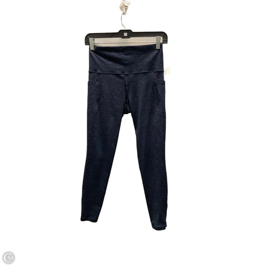 Athletic Leggings By Athleta In Navy, Size: S