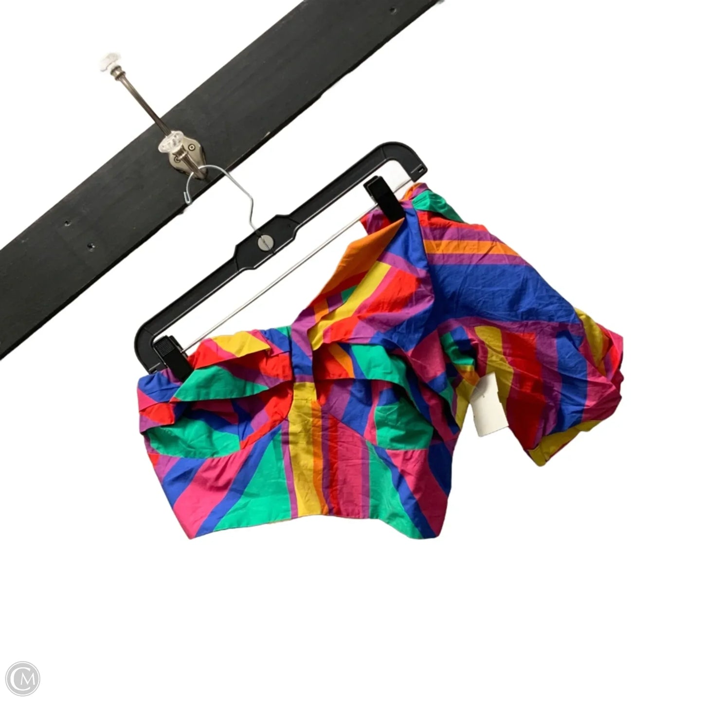 Top Short Sleeve By Farm Rio In Red & Yellow, Size: S