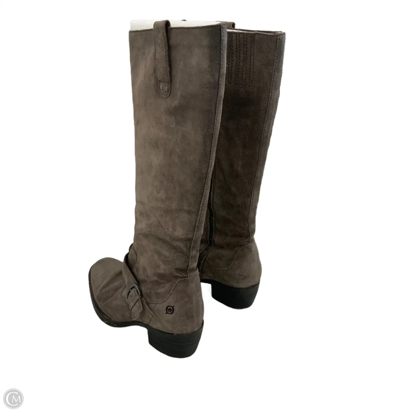 Boots Knee Flats By Born In Brown, Size: 8