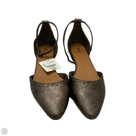 Shoes Flats By Ana In Silver, Size: 11