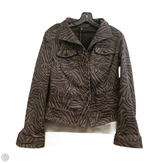 Jacket Denim By White House Black Market In Brown Denim, Size: M