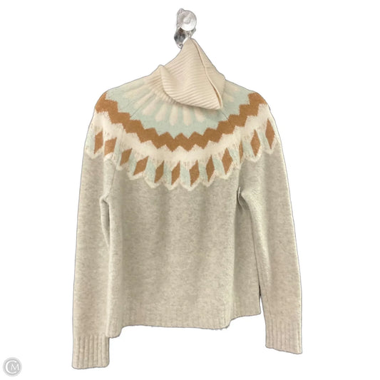 Sweater By J. Crew In Green & Grey, Size: M