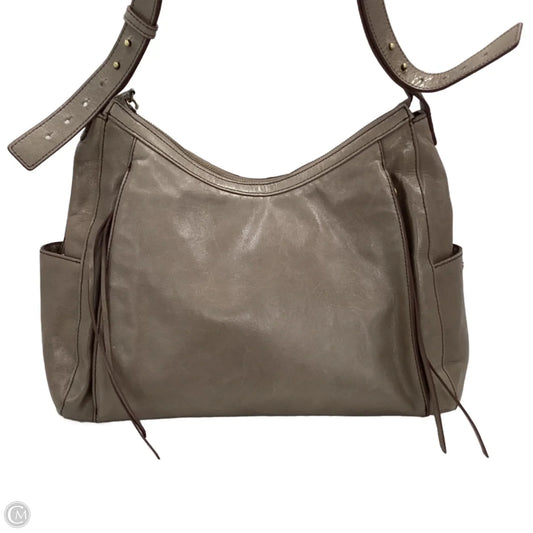 Handbag Leather By Hobo Intl, Size: Medium