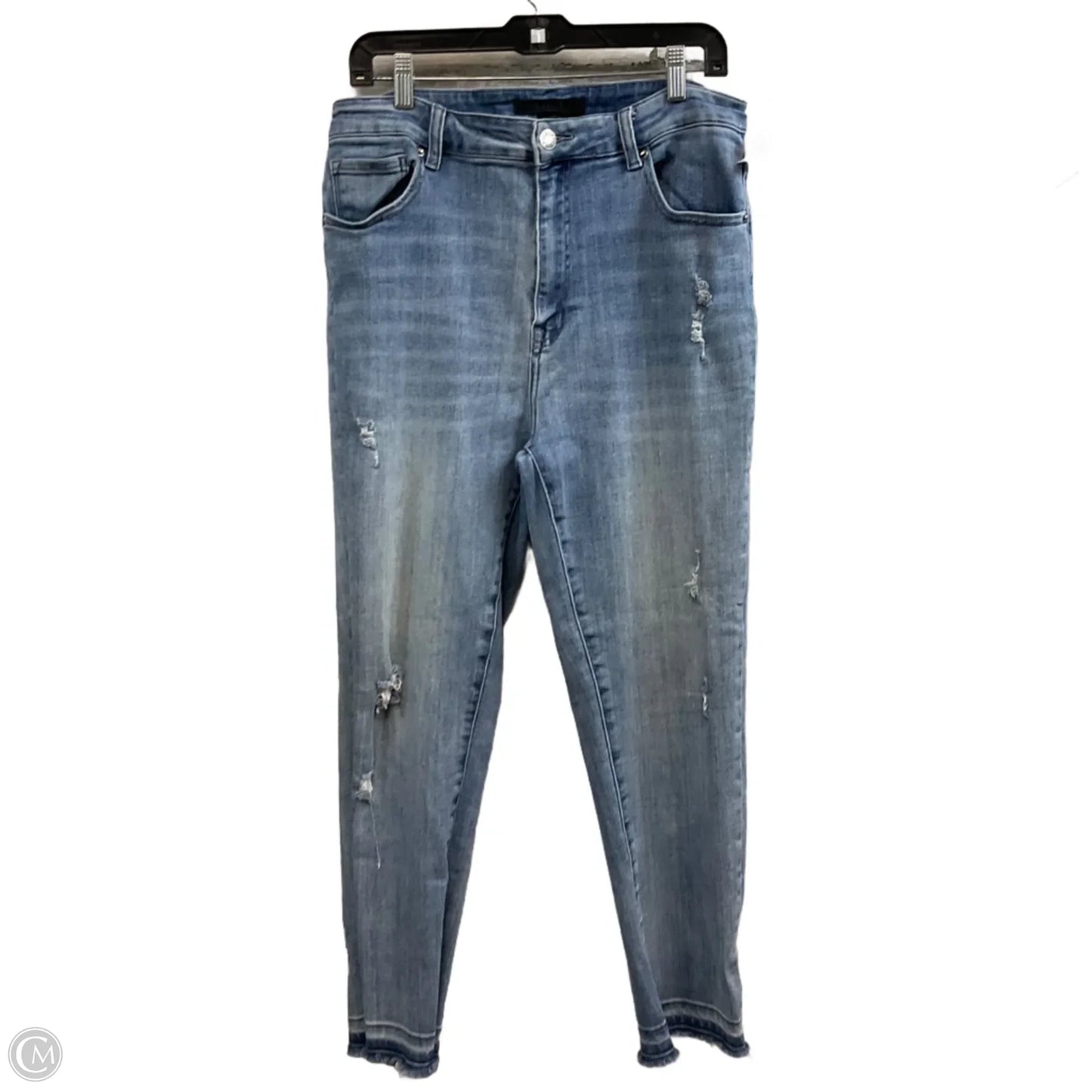 Jeans Straight By Risen In Blue Denim, Size: 1x