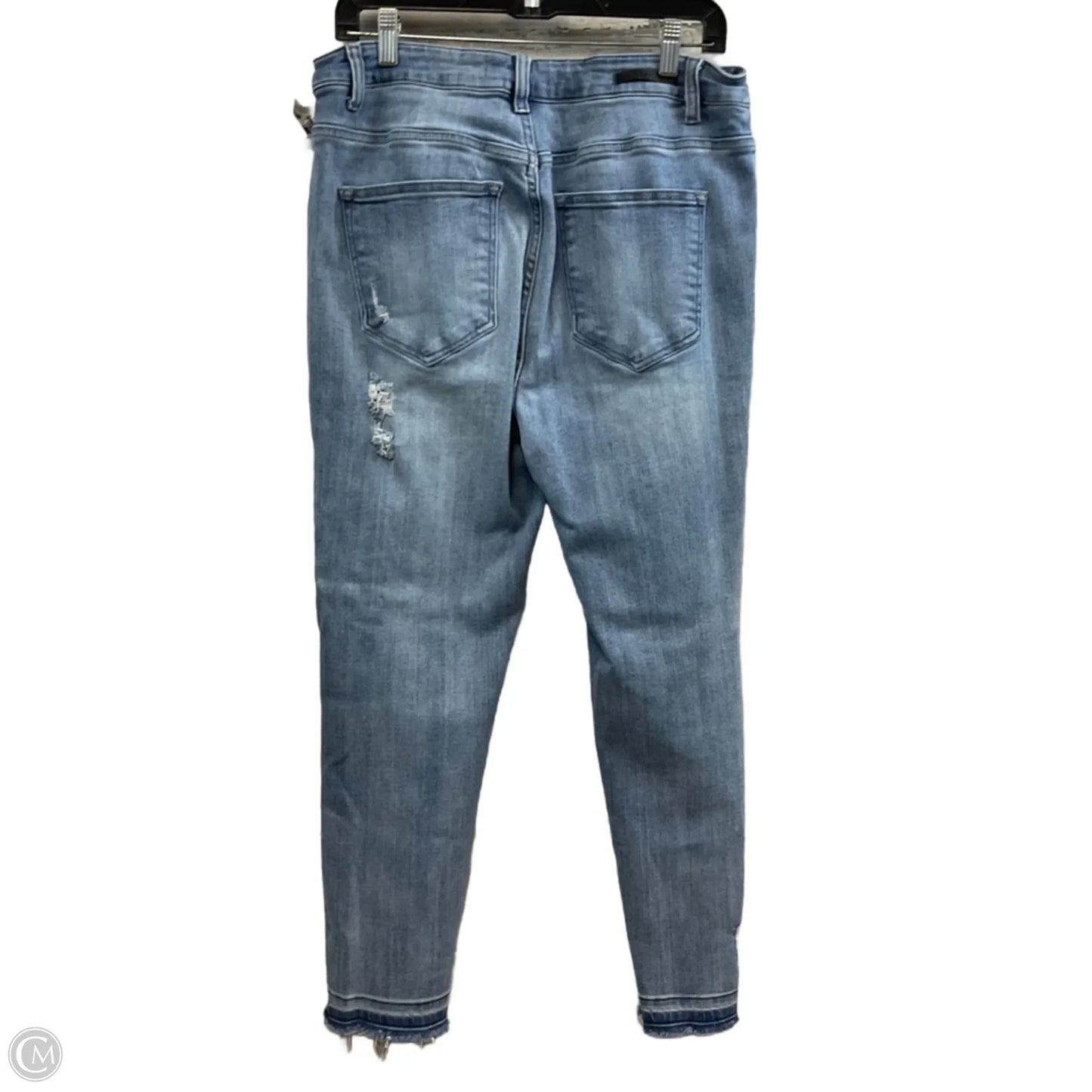 Jeans Straight By Risen In Blue Denim, Size: 1x