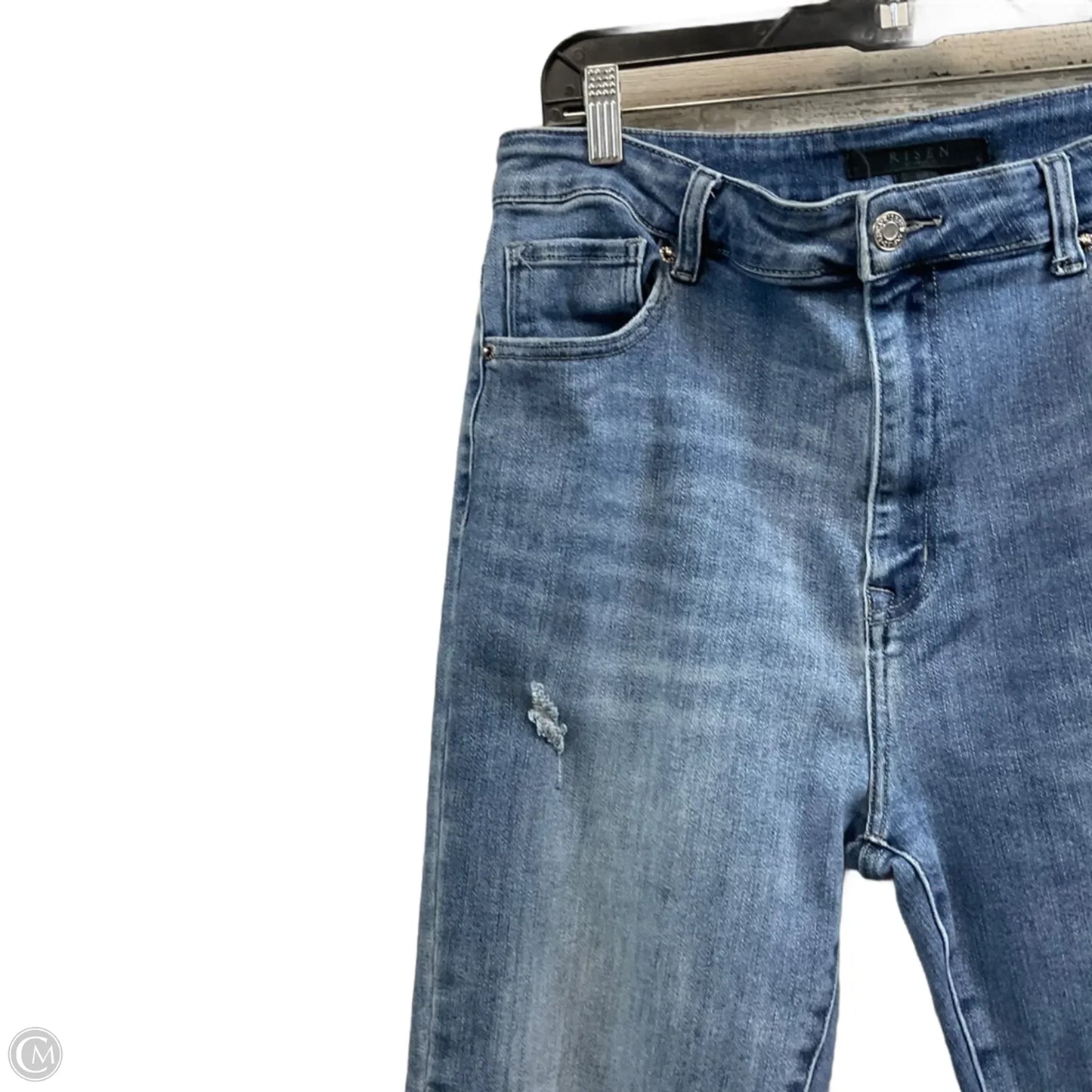 Jeans Straight By Risen In Blue Denim, Size: 1x