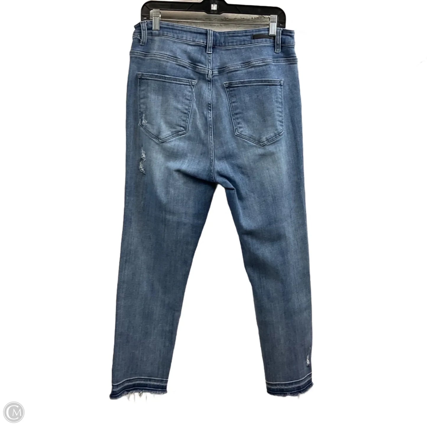 Jeans Straight By Risen In Blue Denim, Size: 1x