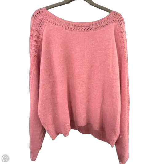 Sweater By American Eagle In Pink, Size: L