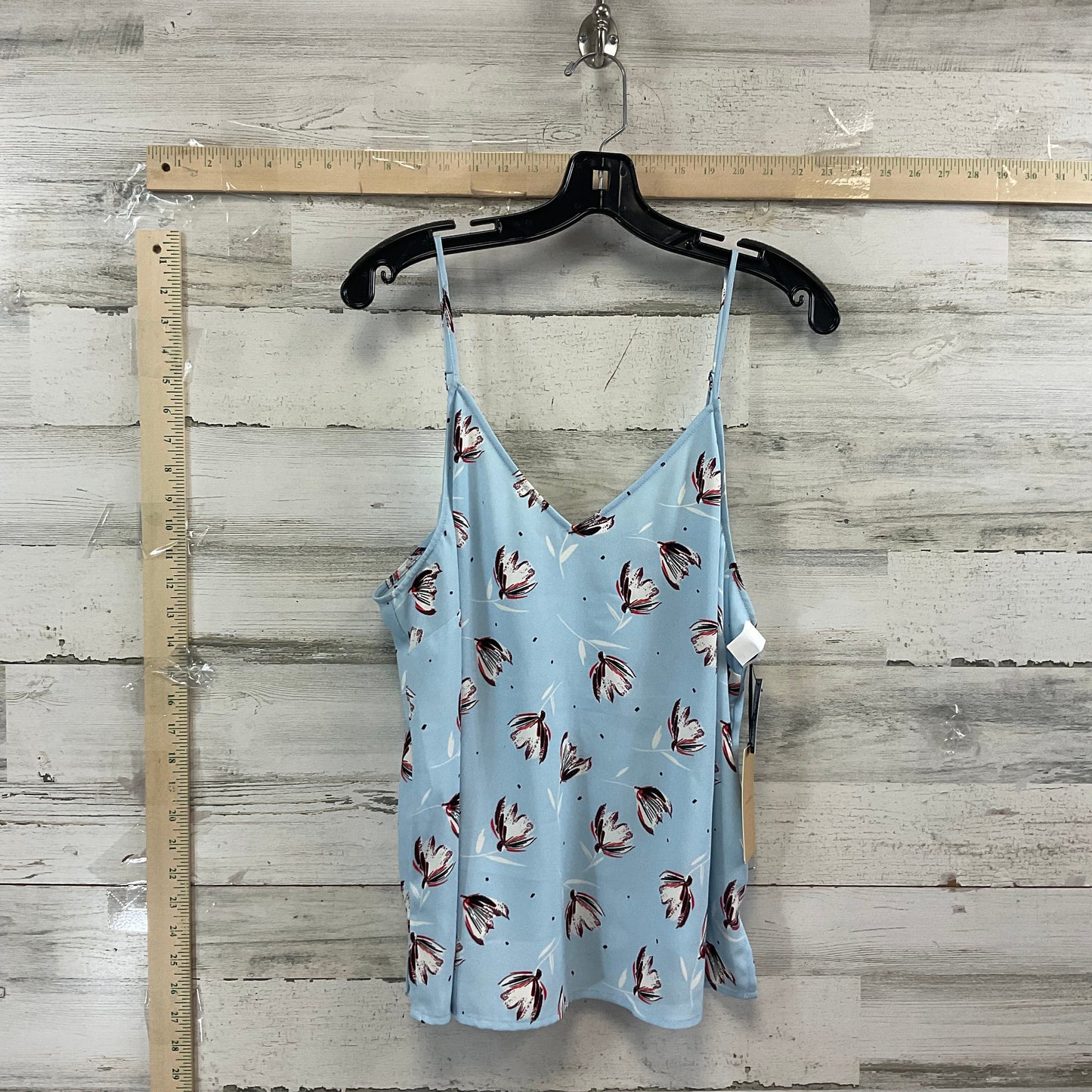 Blue Top Sleeveless Halogen, Size L