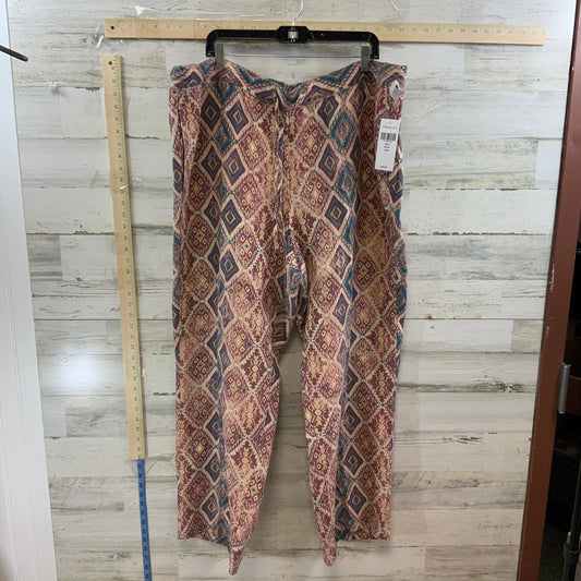 Red Pants Wide Leg Coldwater Creek, Size 22w