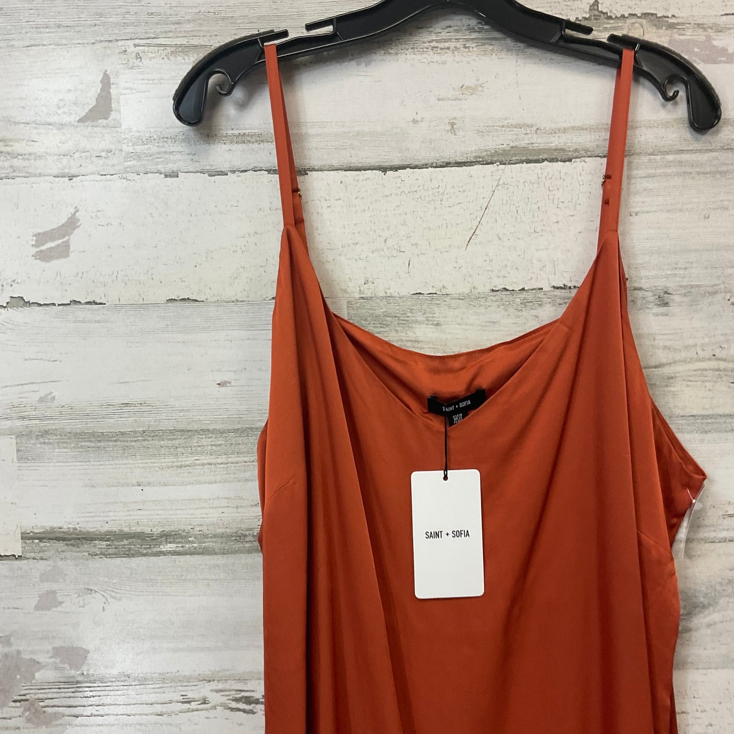 Top Sleeveless By SAINT + SOFIA In Orange, Size: Xxl