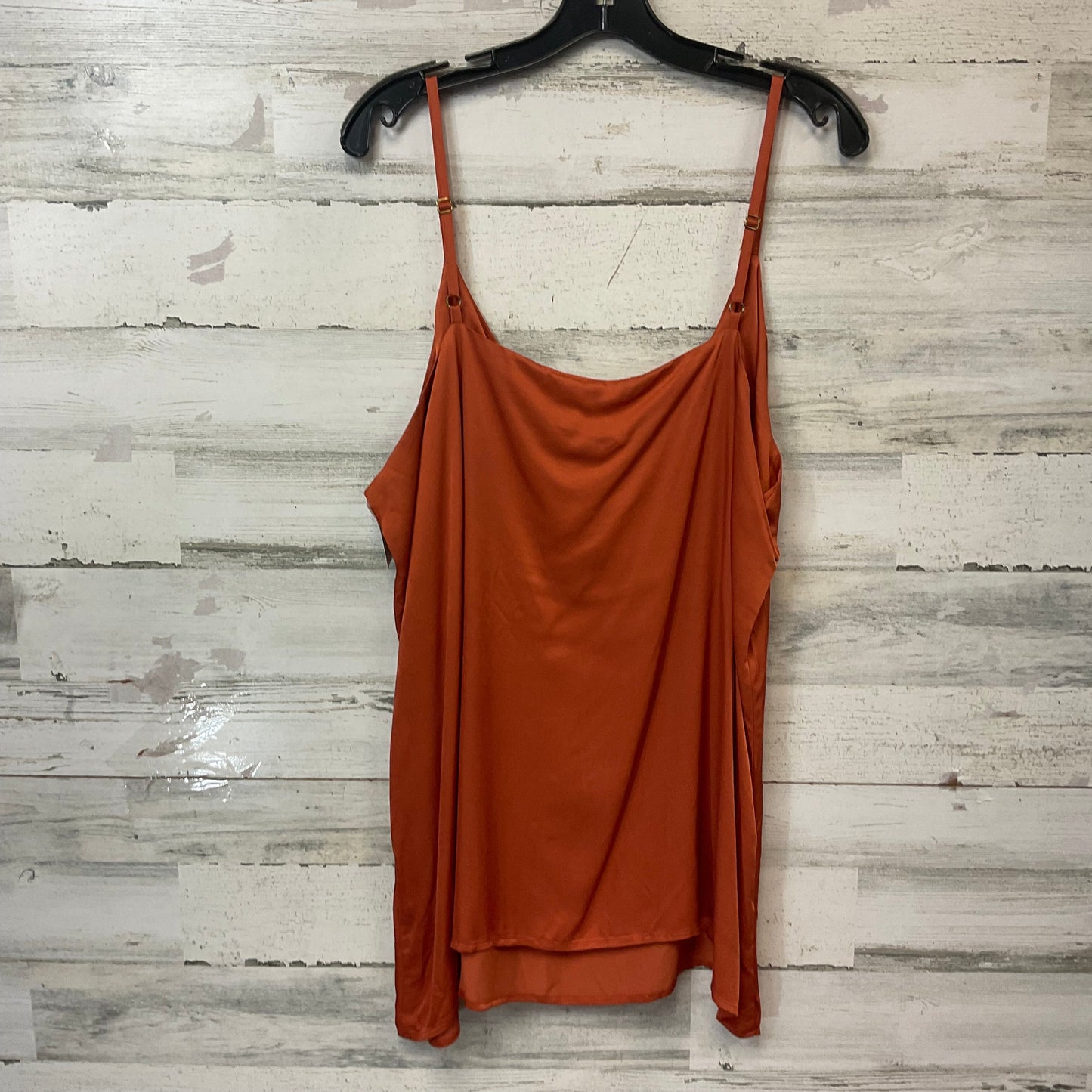 Top Sleeveless By SAINT + SOFIA In Orange, Size: Xxl