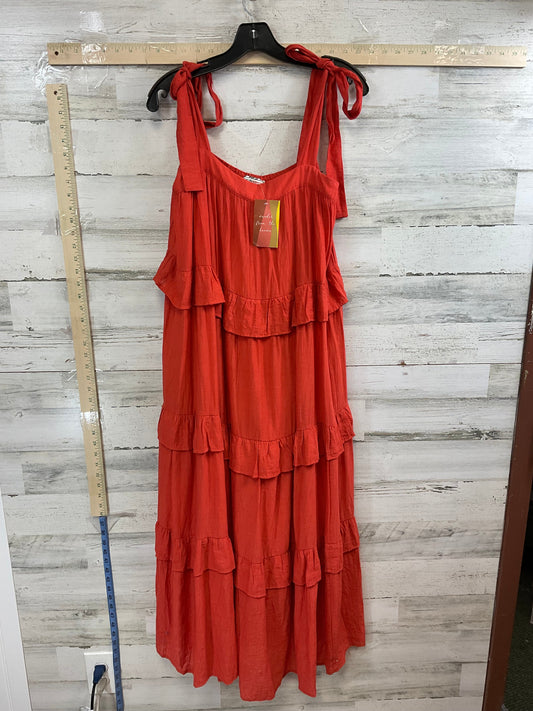 Red Dress Casual Maxi Flying Tomato, Size M