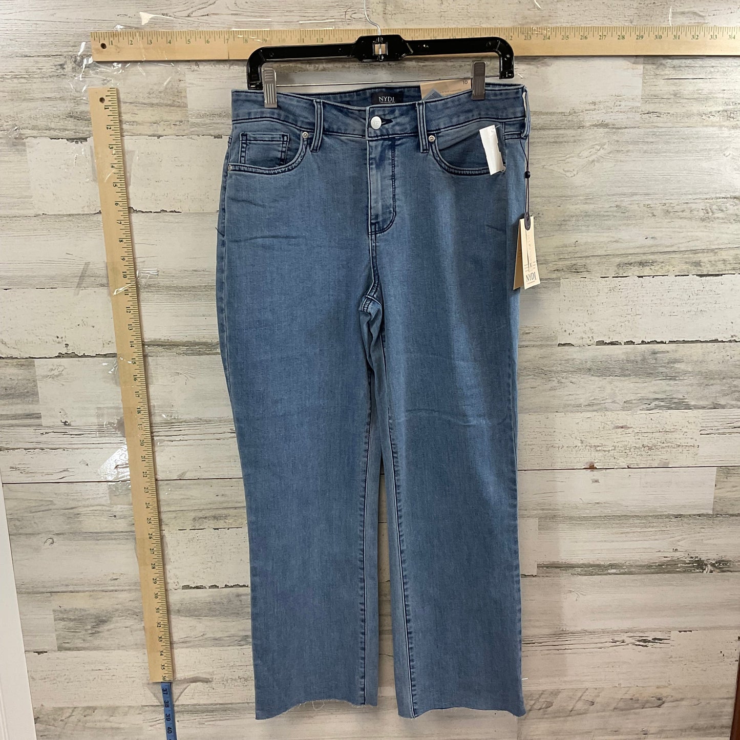 Blue Denim Jeans Straight Not Your Daughters Jeans, Size 10