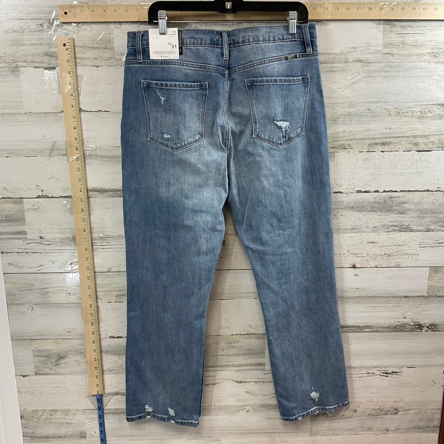 Blue Denim Jeans Straight Kancan, Size 12