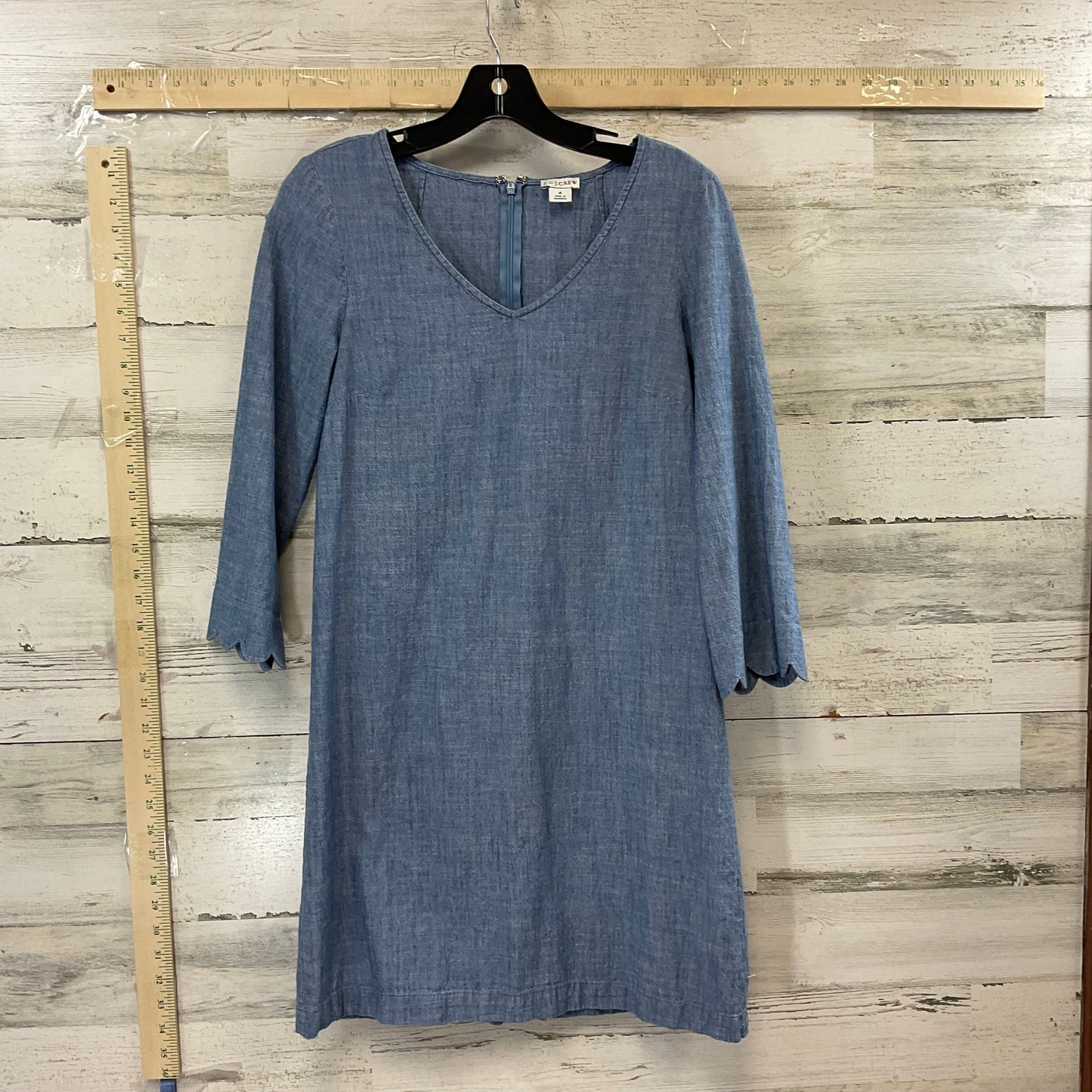 Blue Dress Casual Short J. Crew, Size S