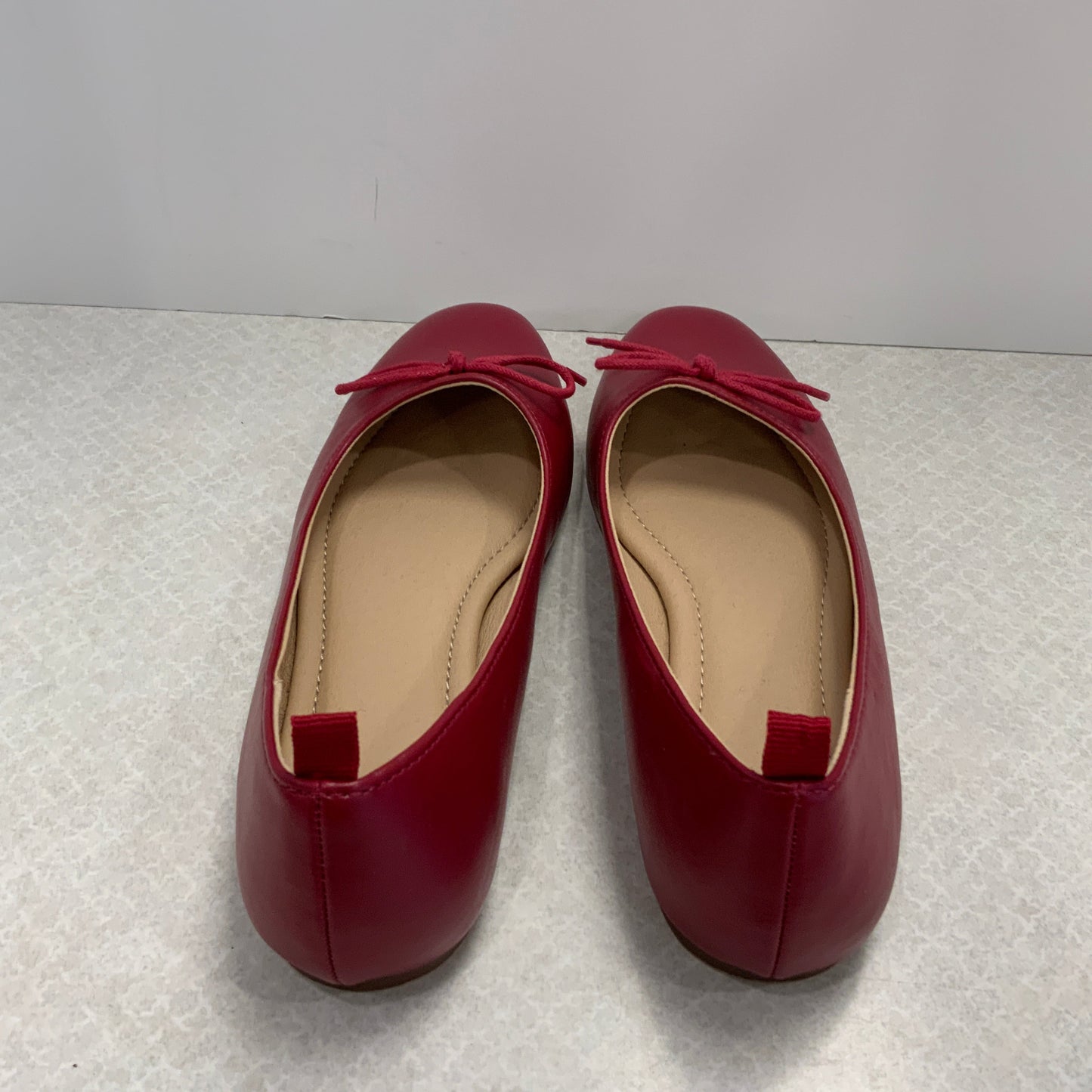 Red Shoes Flats Gap, Size 8