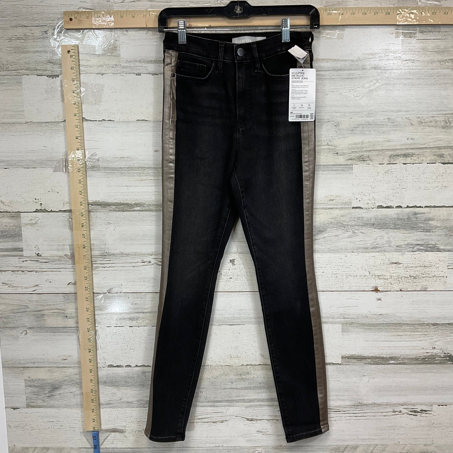 Jeans Skinny By Athleta In Black, Size: 0petite