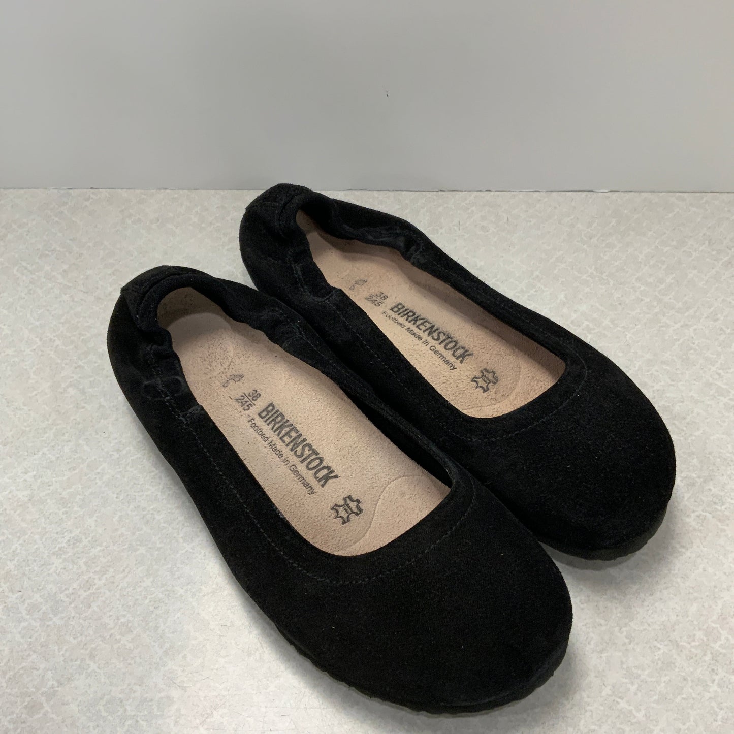 Shoes Flats By Birkenstock In Black, Size: 7.5