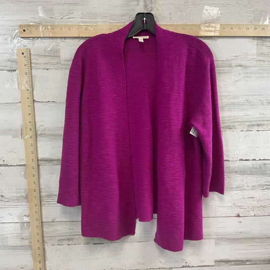 Purple Cardigan Eileen Fisher, Size M