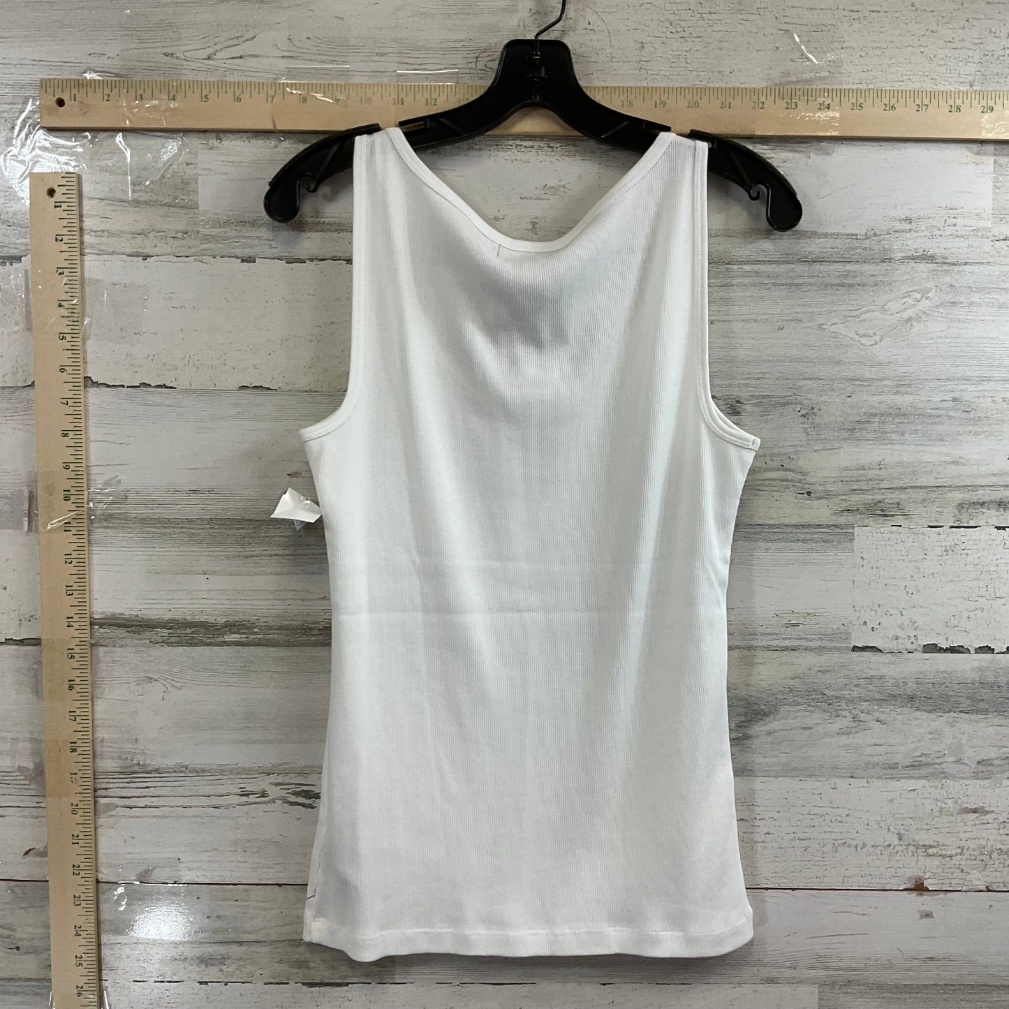 Tank Top By Lauren By Ralph Lauren In White, Size: M