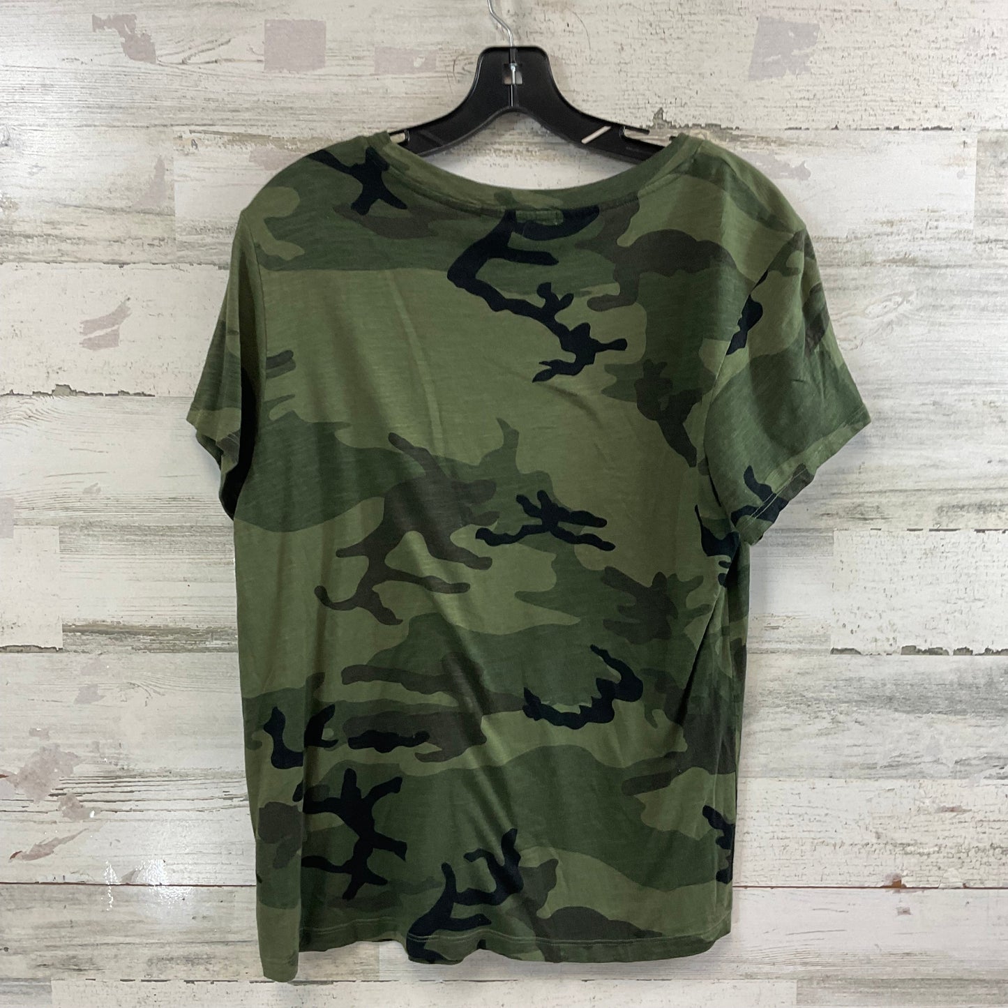 Top Short Sleeve By Sanctuary In Camouflage Print, Size: L