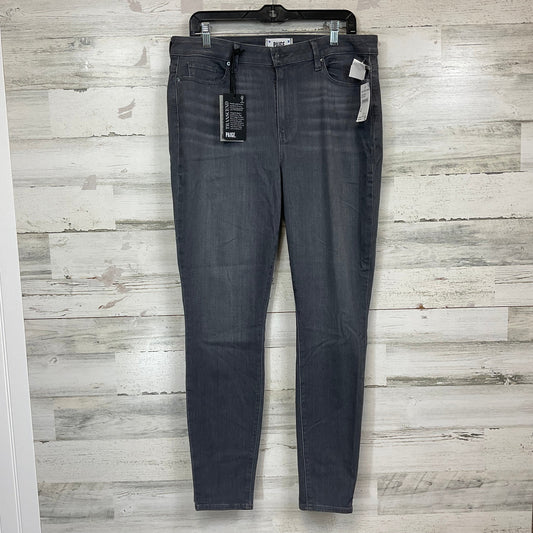 Jeans Skinny By Paige In Grey, Size: 16