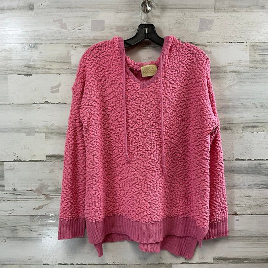 Sweatshirt Hoodie By Judith March In Pink, Size: M