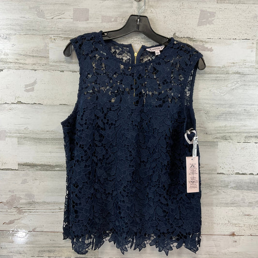 Top Sleeveless By Nanette By Nanette Lepore In Navy, Size: L