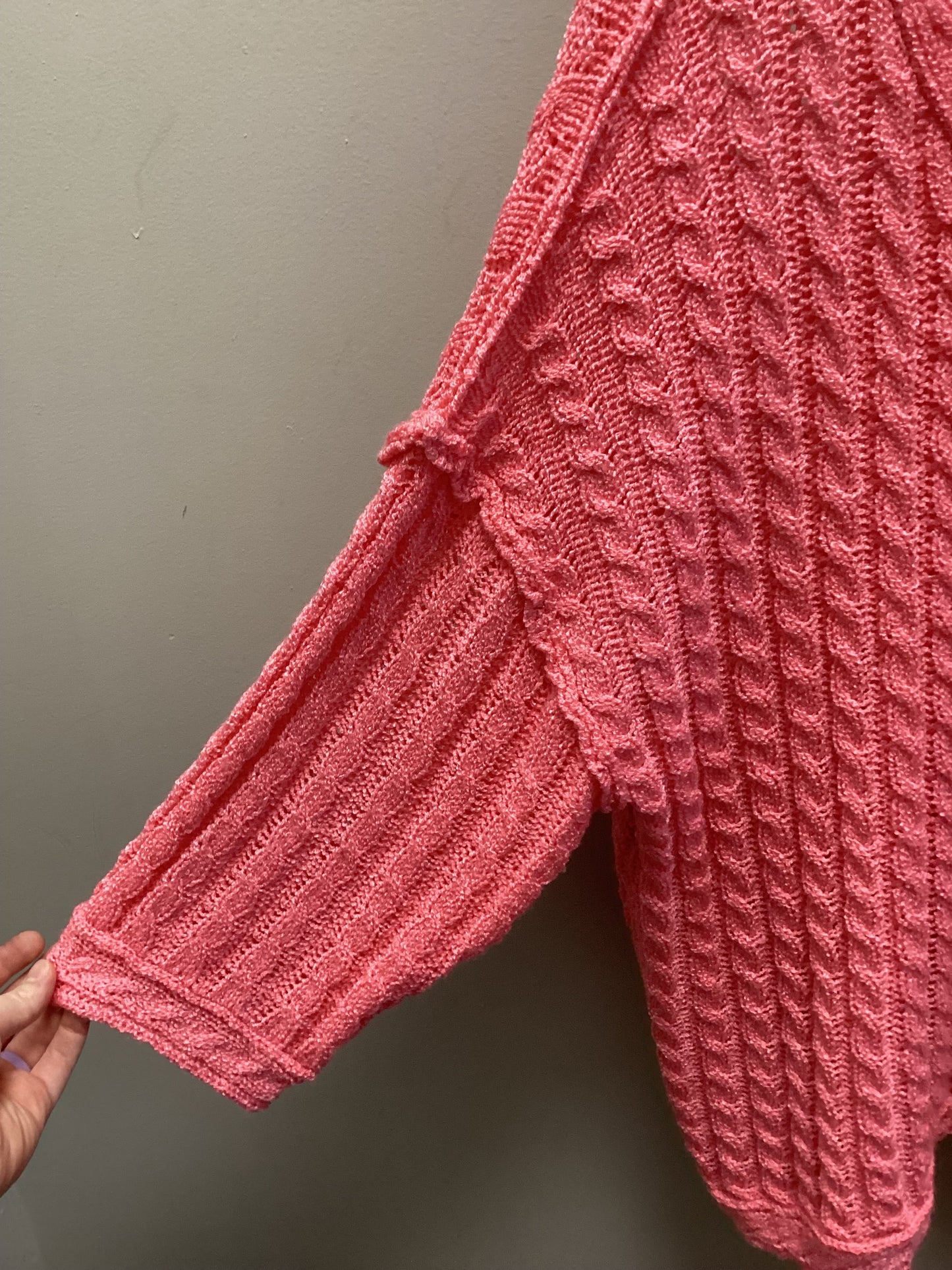 Sweater By Pol In Pink, Size: L