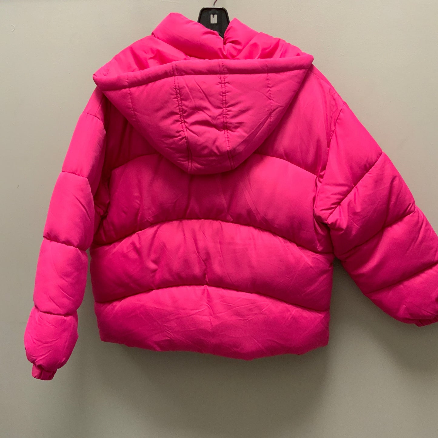 Coat Puffer & Quilted By Asos In Pink, Size: S