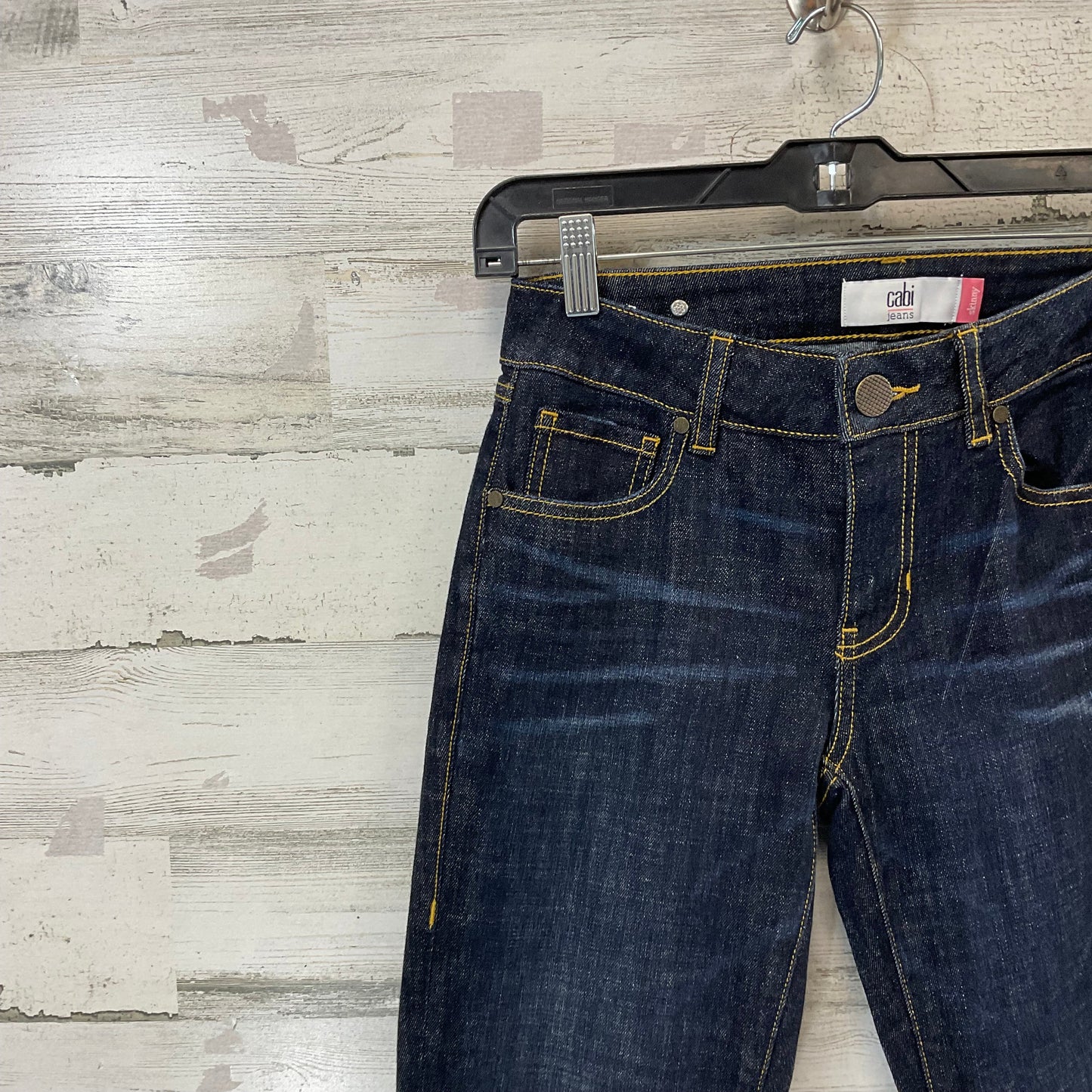 Jeans Skinny By Cabi In Blue Denim, Size: 2