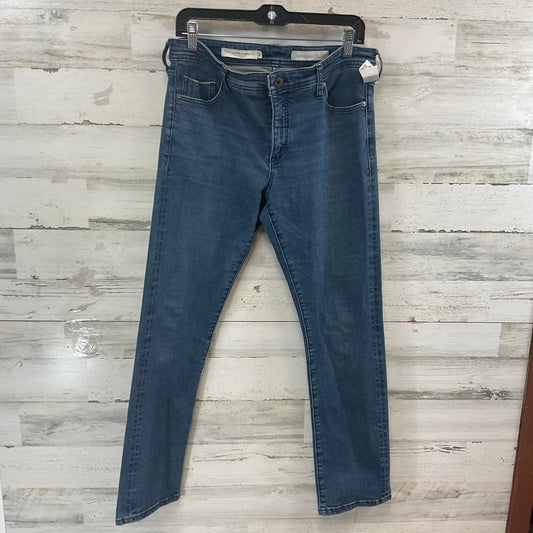 Jeans Straight By Pilcro In Blue Denim, Size: 10