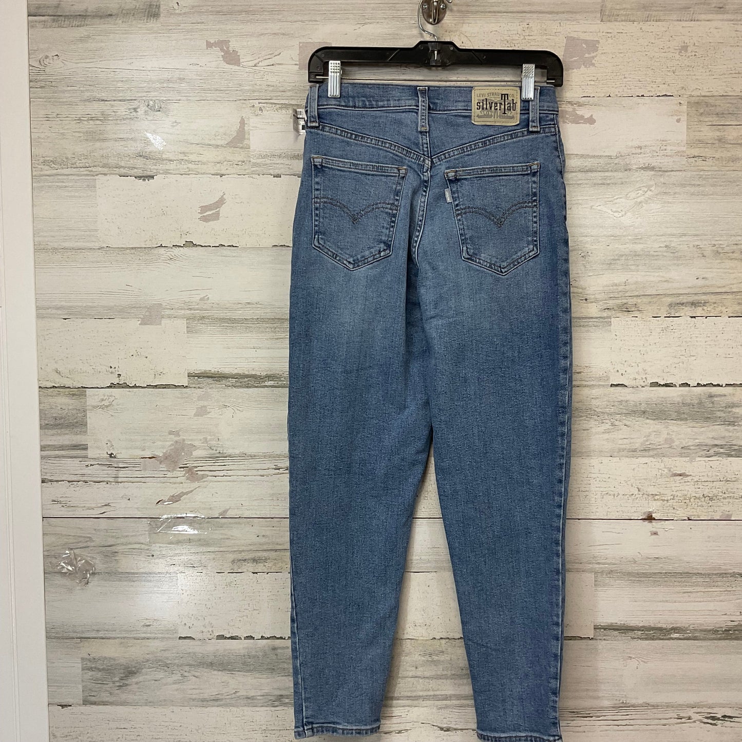 Jeans Straight By Levis In Blue Denim, Size: 4