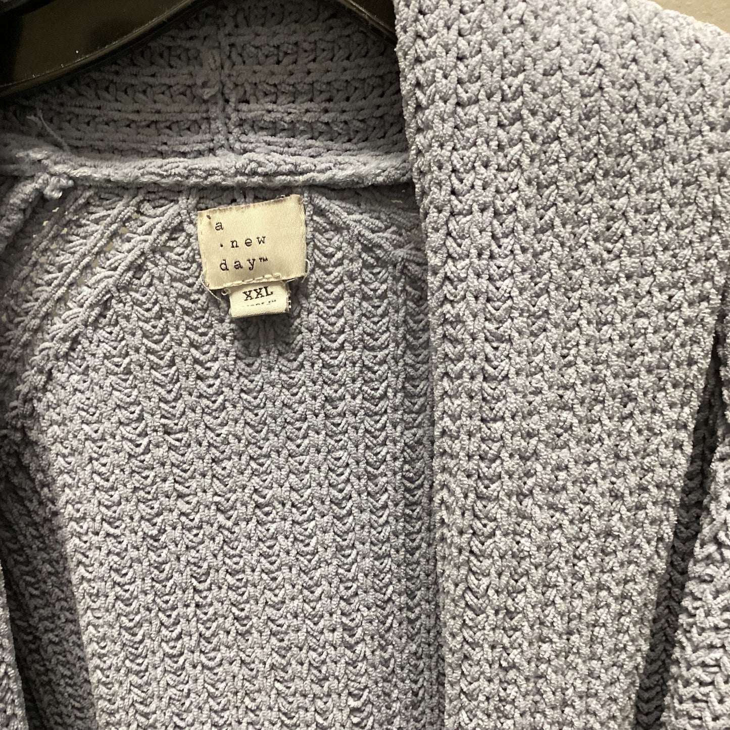 Sweater Cardigan By A New Day In Grey, Size: Xxl